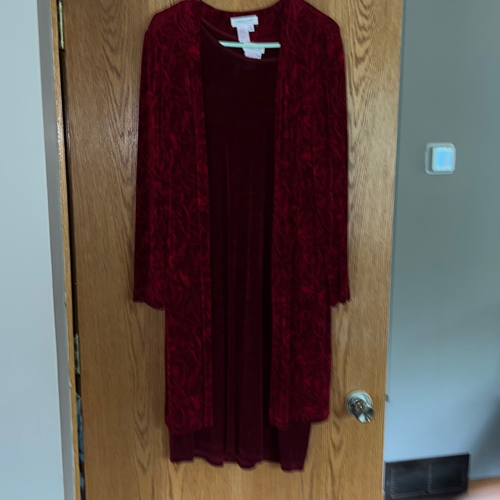 Coldwater creek dress with long jacket size 14
